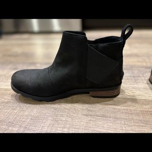Sorel Emelie H2O Chelsea Boot, Black, Size 8.5
